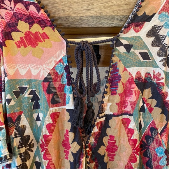 American Rag printed cutout top - Picture 6 of 8